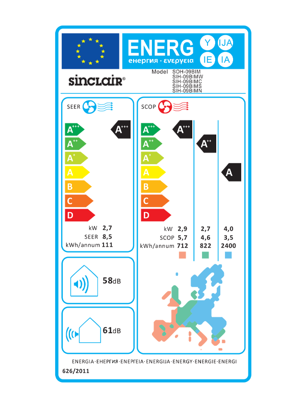 Sinclair Marvin SIH + SOH-09BIM - Obrázek 7